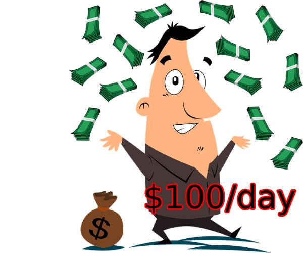 make 100 a day with sports betting