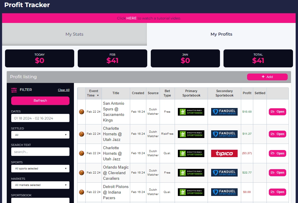 profitduel profit tracker